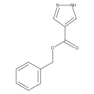 benzyl 1H-pyrazole-4-carboxylate结构式