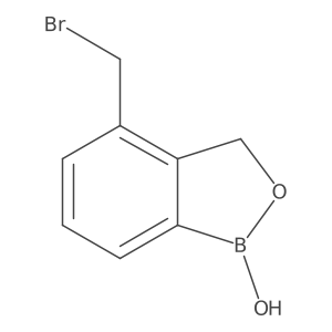 4-(Bromomethyl)benzo[C][1,2]oxaborol-1(3H)-OL结构式