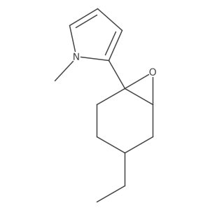 2-{4-ethyl-7-oxabicyclo[4.1.0]heptan-1-yl}-1-methyl-1H-pyrrole Structure