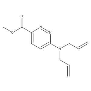 Methyl 6-(diallylamino)pyridazine-3-carboxylate Structure
