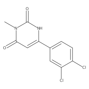 6-(3,4-Dichlorophenyl)-3-methyl-1,2,3,4-tetrahydropyrimidine-2,4-dione Structure