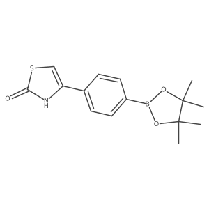 4-[4-(Tetramethyl-1,3,2-dioxaborolan-2-yl)phenyl]-1,3-thiazol-2-ol Structure