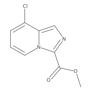 Methyl 8-Chloroimidazo[1,5-a]pyridine-3-carboxylate结构式