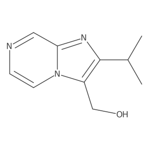 [2-(Propan-2-yl)imidazo[1,2-a]pyrazin-3-yl]methanol Structure