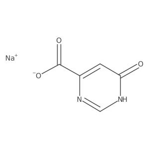 Sodium 6-hydroxypyrimidine-4-carboxylate Structure