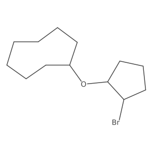 [(2-Bromocyclopentyl)oxy]cyclooctane结构式
