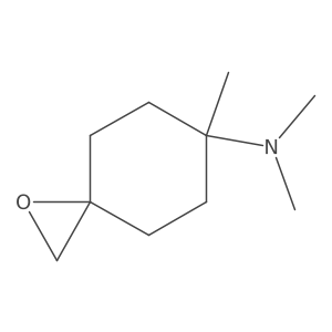 N,N,6-Trimethyl-1-oxaspiro[2.5]octan-6-amine Structure
