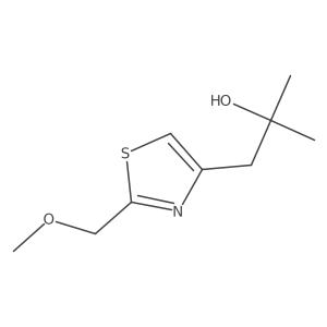 1-[2-(Methoxymethyl)-1,3-thiazol-4-yl]-2-methylpropan-2-ol Structure