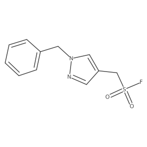 (1-benzyl-1H-pyrazol-4-yl)methanesulfonyl fluoride Structure