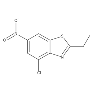 4-Chloro-2-ethyl-6-nitro-1,3-benzothiazole Structure