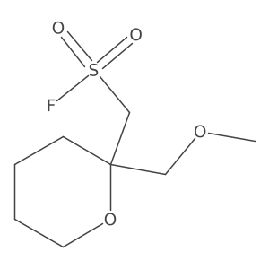 [2-(Methoxymethyl)oxan-2-yl]methanesulfonyl fluoride结构式