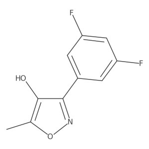 3-(3,5-Difluorophenyl)-5-methyl-1,2-oxazol-4-ol Structure