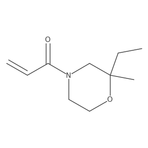1-(2-Ethyl-2-methylmorpholin-4-yl)prop-2-en-1-one结构式