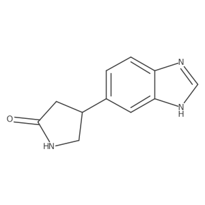 4-(1H-1,3-benzodiazol-5-yl)pyrrolidin-2-one Structure