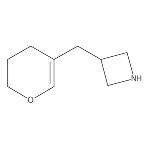 3-[(3,4-dihydro-2H-pyran-5-yl)methyl]azetidine Structure