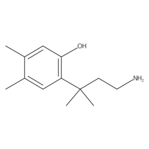 2-(4-Amino-2-methylbutan-2-yl)-4,5-dimethylphenol Structure
