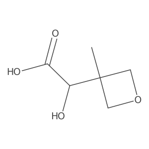 2-Hydroxy-2-(3-methyloxetan-3-yl)acetic acid Structure