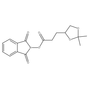 1,3-dioxo-2,3-dihydro-1H-isoindol-2-yl 3-(2,2-dimethyl-1,3-dioxolan-4-yl)propanoate Structure