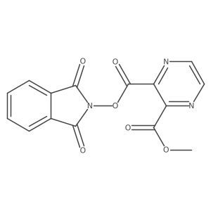2-(1,3-dioxo-2,3-dihydro-1H-isoindol-2-yl) 3-methyl pyrazine-2,3-dicarboxylate结构式