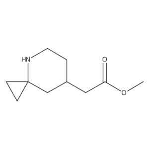 Methyl 2-(4-azaspiro[2.5]octan-7-yl)acetate Structure