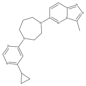1-(6-Cyclopropylpyrimidin-4-yl)-4-{3-methyl-[1,2,4]triazolo[4,3-b]pyridazin-6-yl}-1,4-diazepane Structure
