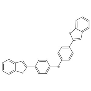 4-(2-benzofuranyl)-N-[4-(2-benzofuranyl)phenyl]Benzenamine Structure