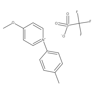 4-Methoxy-1-(p-tolyl)pyridin-1-ium trifluoromethanesulfonate Structure