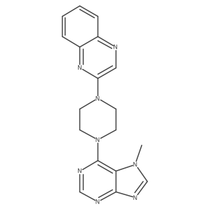 2-[4-(7-methyl-7H-purin-6-yl)piperazin-1-yl]quinoxaline Structure