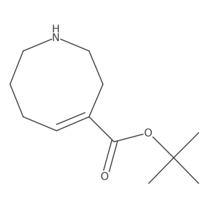 tert-butyl (4E)-1,2,3,6,7,8-hexahydroazocine-4-carboxylate结构式