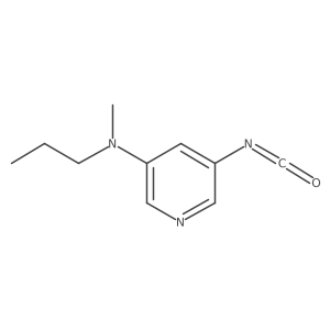 5-isocyanato-N-methyl-N-propylpyridin-3-amine Structure