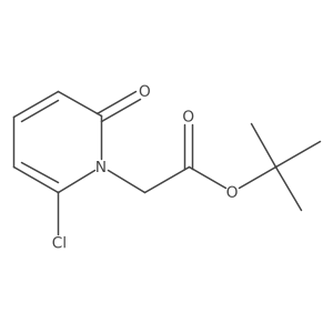 Tert-butyl 2-(6-chloro-2-oxo-1,2-dihydropyridin-1-yl)acetate结构式