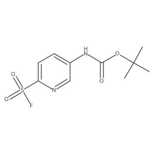 tert-butyl N-[6-(fluorosulfonyl)pyridin-3-yl]carbamate结构式