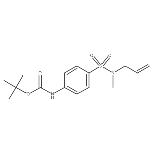 tert-butyl N-{4-[methyl(prop-2-en-1-yl)sulfamoyl]phenyl}carbamate Structure