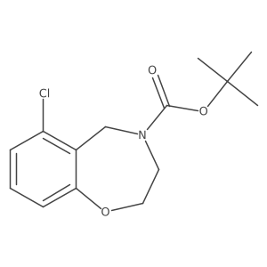 4-Boc-6-chloro-2,3,4,5-tetrahydrobenzo[f][1,4]oxazepine Structure