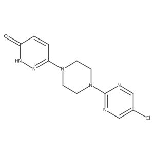 6-[4-(5-Chloropyrimidin-2-yl)piperazin-1-yl]pyridazin-3-ol Structure