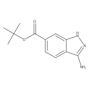 tert-butyl 3-amino-1H-indazole-6-carboxylate Structure