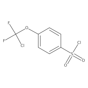 4-(Chlorodifluoromethoxy)benzene-1-sulfonyl chloride Structure
