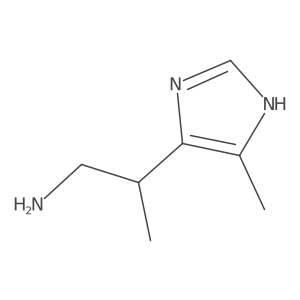 2-(4-methyl-1H-imidazol-5-yl)propan-1-amine Structure