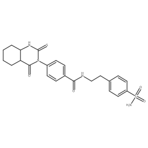 4-(4-oxo-2-sulfanylidene-1,2,3,4-tetrahydroquinazolin-3-yl)-N-[2-(4-sulfamoylphenyl)ethyl]benzamide Structure