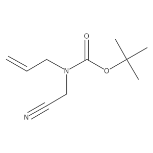 Tert-butyl N-(cyanomethyl)-N-(prop-2-EN-1-YL)carbamate Structure