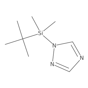 1-(tert-Butyldimethylsilyl)-1H-1,2,4-triazole结构式