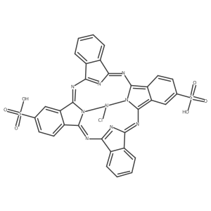 Aluminum phthalocyanine-2,16-disulfonate结构式