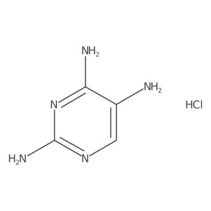 Pyrimidine-2,4,5-triamine hydrochloride Structure