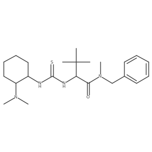 (2S)-2-[[[[(1R,2R)-2-(Dimethylamino)cyclohexyl]amino]thioxomethyl]amino]-N,3,3-trimethyl-N-(phenylmethyl)butanamide结构式
