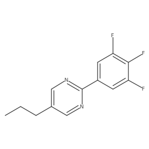 5-Propyl-2-(3,4,5-trifluorophenyl)pyrimidine结构式