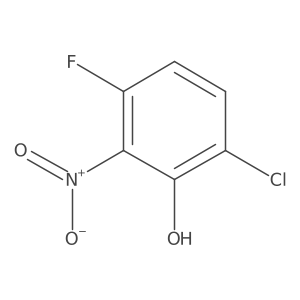 6-Chloro-3-fluoro-2-nitrophenol Structure