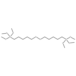 3,3,16,16-Tetramethoxy-2,17-dioxa-9,10-dithia-3,16-disilaoctadecane Structure