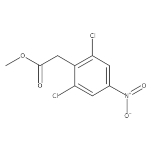 Methyl 2-(2,6-dichloro-4-nitrophenyl)acetate Structure