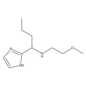 1-(1H-imidazol-2-yl)-N-(2-methoxyethyl)butan-1-amine Structure
