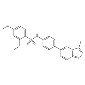 2,4-dimethoxy-N-(4-(3-methyl-[1,2,4]triazolo[4,3-b]pyridazin-6-yl)phenyl)benzenesulfonamide Structure
